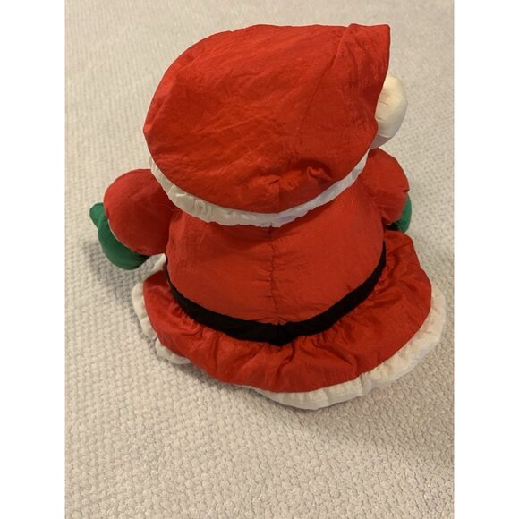 Hallmark Vintage Santa Claus Plush 90s Nylon Puffalump Holiday Christmas Toy - Picture 6 of 10
